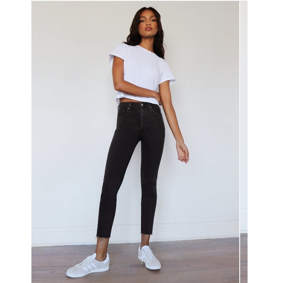 Denim Forum Denim - Aritzia Denim Forum Yoko Slim Black Eyeliner 26